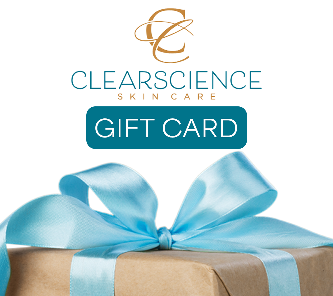 Clearscience skin care gift card graphic